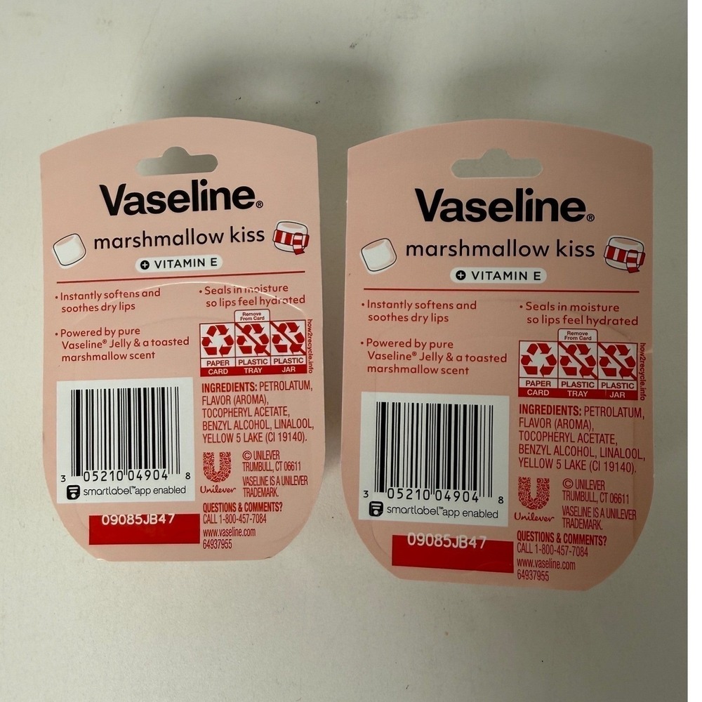 Lot of 8 Vaseline Lip Therapy Mini Marshmallow Kiss Vitamin E Limited Edition - Picture 3 of 7
